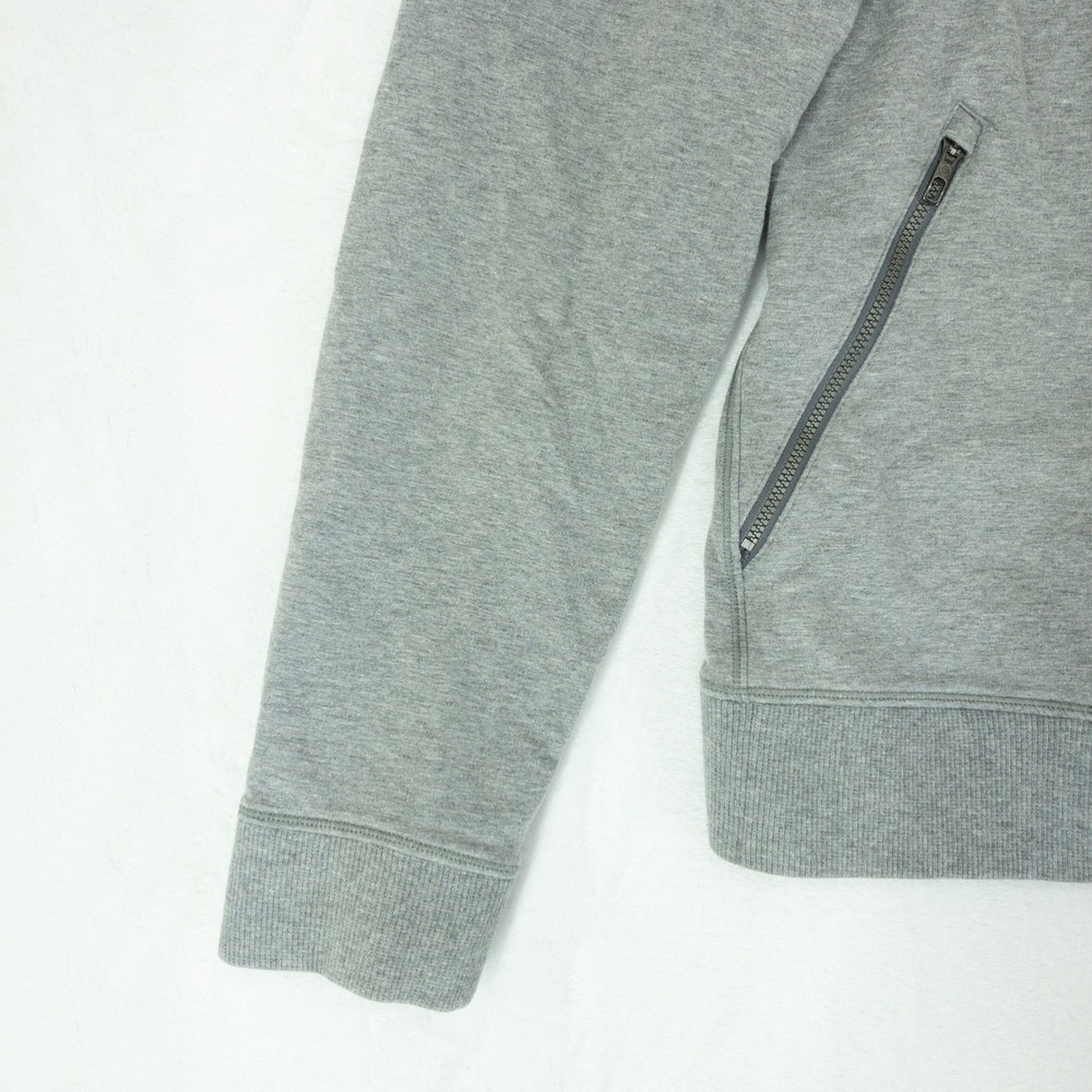 Lululemon Cross Cut Zip Up Hoodie Mens Small Grey Heathered Full Zip Pocket - Picture 5 of 16